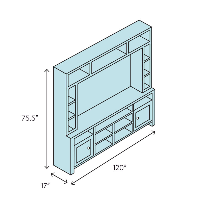 Orren Ellis Sabala Entertainment Center for TVs up to 85" & Reviews